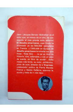 Contracubierta de EL DESPERTAR DE FRANCIA MAYO JUNIO 1968 (Jean Jacques Servan Schreiber) Plaza Janés 1968