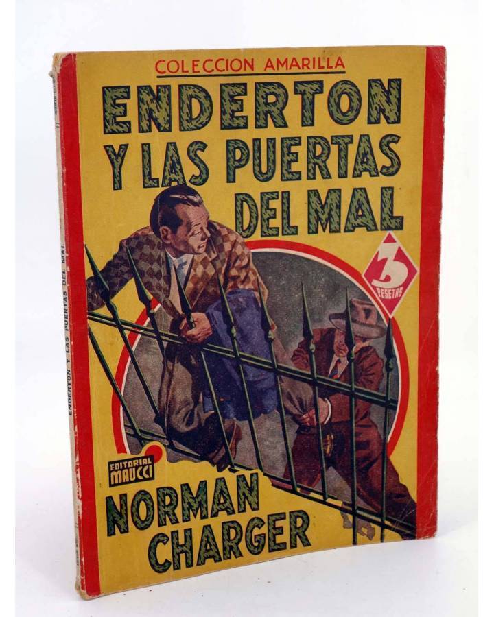Cubierta de COLECCIÓN AMARILLA. ENDERTON Y LAS PUERTAS DEL MAL (Norman Charger) Maucci 1940