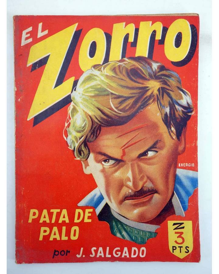 Cubierta de EL ZORRO 9. PATA DE PALO (J. Salgado) Mateu 1940