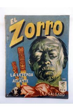Cubierta de EL ZORRO 10. LA LEYENDA DEL ATLANTE (J. Salgado) Mateu 1940