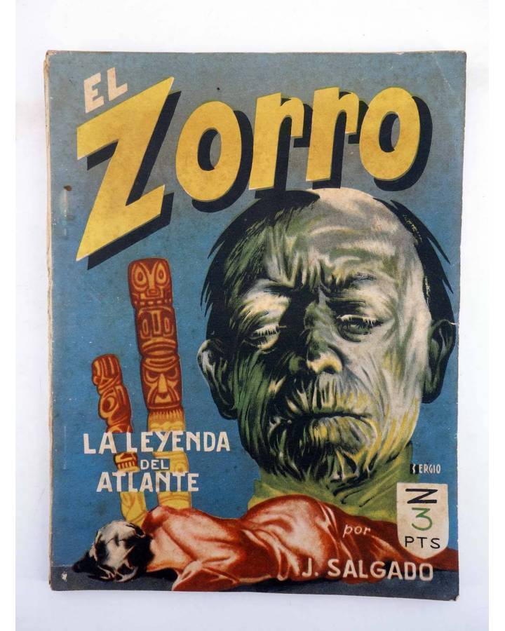 Cubierta de EL ZORRO 10. LA LEYENDA DEL ATLANTE (J. Salgado) Mateu 1940