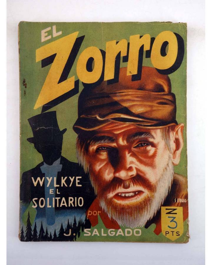 Cubierta de EL ZORRO 11. WYLKIE EL SOLITARIO (J. Salgado) Mateu 1940
