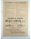 Contracubierta de PROGRAMA OFICIAL DE LAS CARRERAS DE CABALLOS DÍPTICO. 6 DE JULIO  1941 (No Acreditado) No acreditada 1