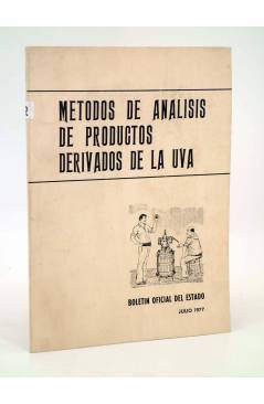Cubierta de MÉTODOS DE ANÁLISIS DE PRODUCTOS DERIVADOS DE LA UVA (No Acreditado) BOE 1977