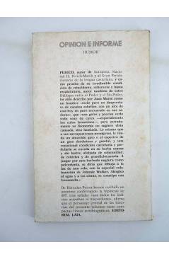 Contracubierta de DIÁLOGOS ENTRE EL PODER Y EL NO PODER (El Perich) Laia 1975