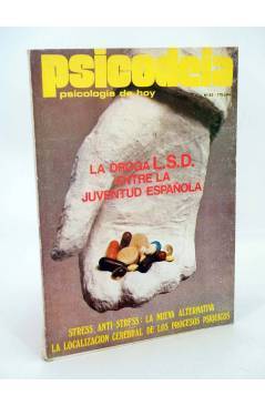 Cubierta de REVISTA PSICODEIA PSICOLOGÍA DE HOY 63. LA DROGA LSD ENTRE LA JUVENTUD ESPAÑOLA (Vvaa) Inapp 1974
