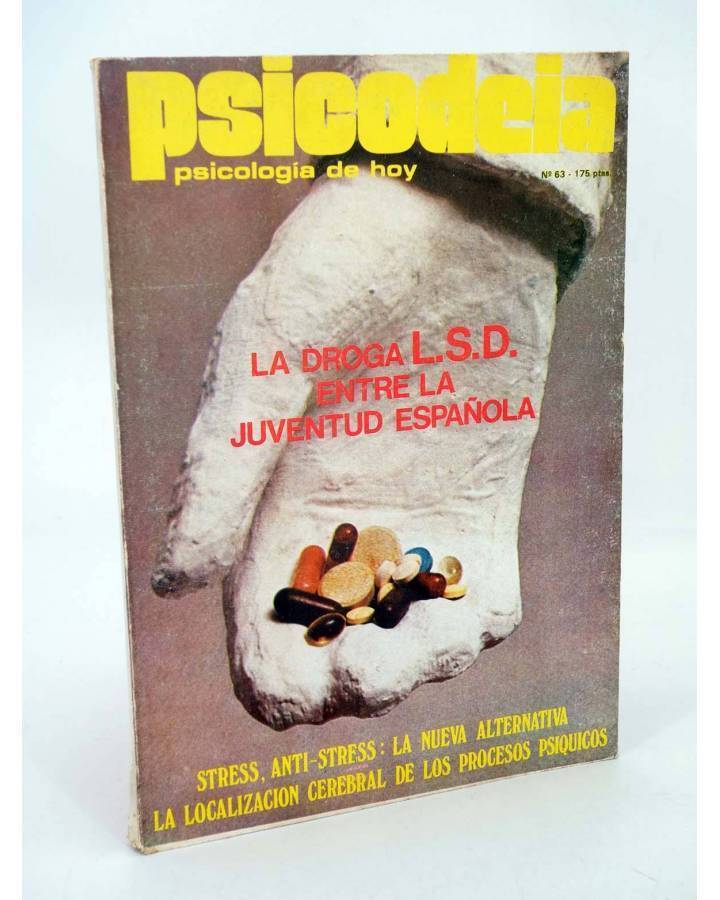 Cubierta de REVISTA PSICODEIA PSICOLOGÍA DE HOY 63. LA DROGA LSD ENTRE LA JUVENTUD ESPAÑOLA (Vvaa) Inapp 1974