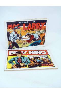 Cubierta de BILLY EL NIÑO / MAC LARRY EL TEMERARIO. REEDICIÓN FACSIMIL (Blasco / Roso) Comic MAM 1988