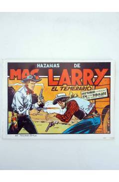 Contracubierta de BILLY EL NIÑO / MAC LARRY EL TEMERARIO. REEDICIÓN FACSIMIL (Blasco / Roso) Comic MAM 1988