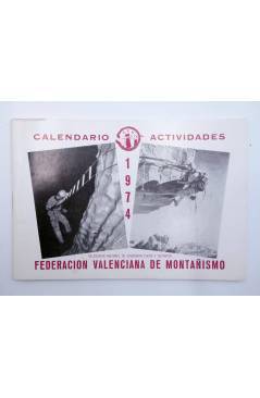 Cubierta de FEDERACIÓN VALENCIANA DE MONTAÑISMO FEM. CALENDARIO DE ACTIVIDADES 1974 (Vvaa) Federación Valenciana de Mont