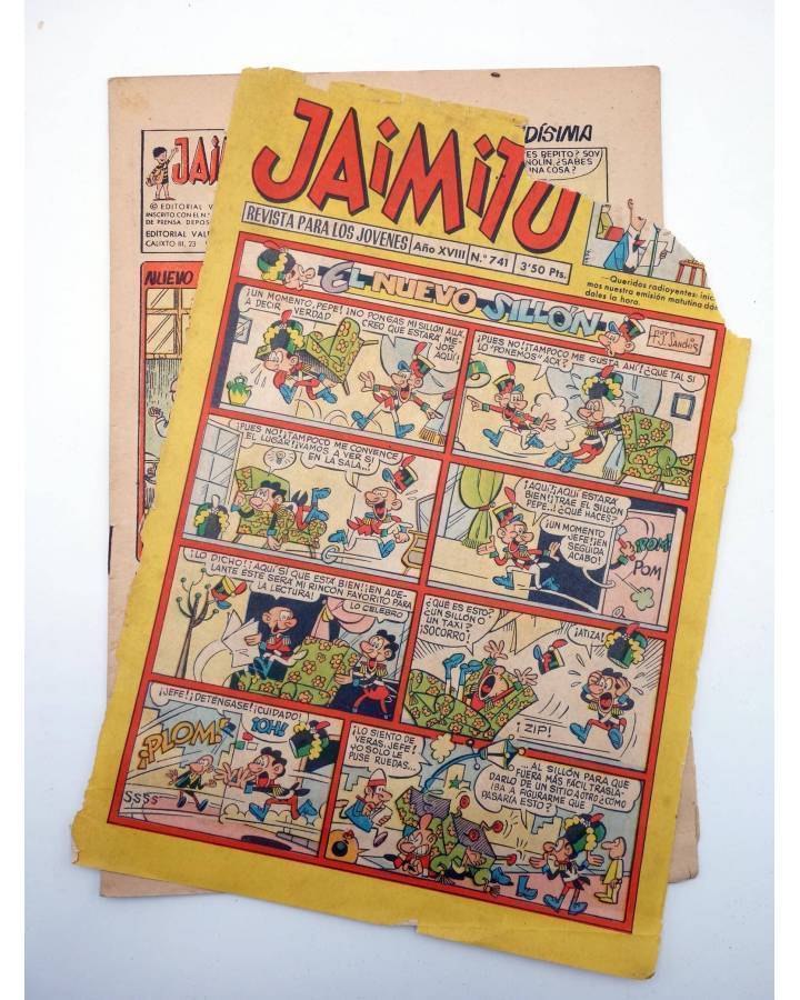 Cubierta de JAIMITO REVISTA JUVENIL 741 (Vvaa) Valenciana 1963