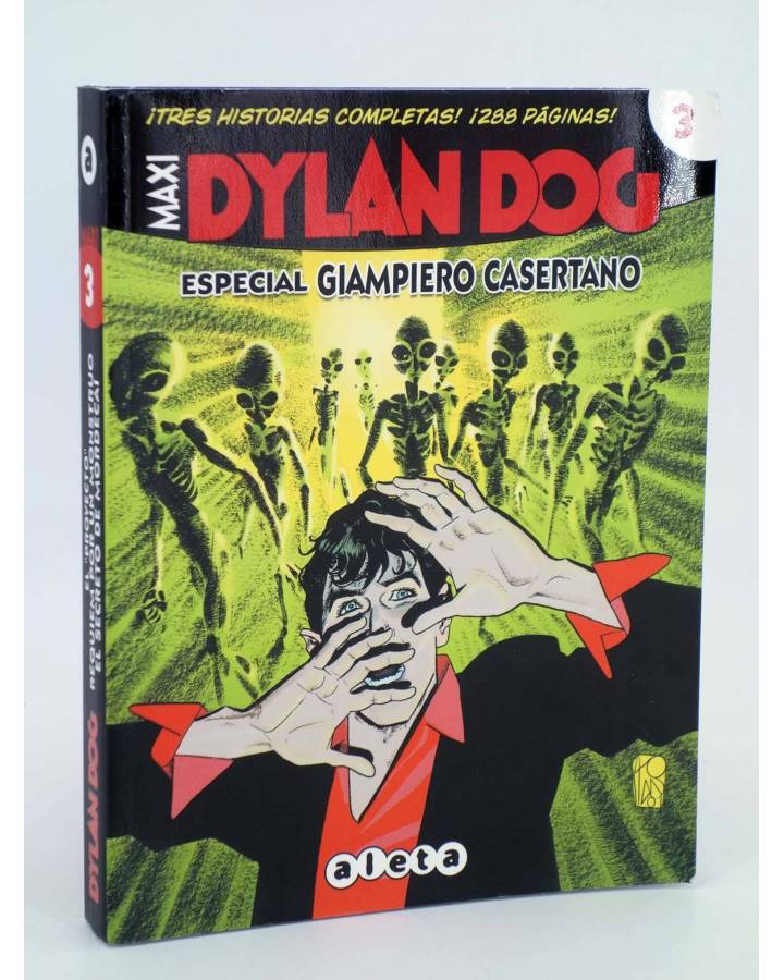 Cubierta de MAXI DYLAN DOG 3. ESPECIAL GIAMPIERO CASERTANO (Casertano Giampiero) Aleta 2013