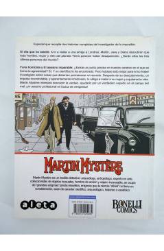 Contracubierta de MAXI MARTIN MYSTERE 2 (Stefano Marzorati Y Andrea Mutti) Aleta 2012