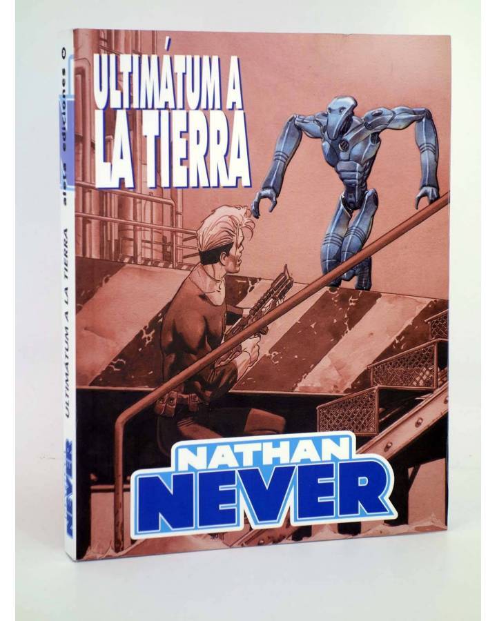 Cubierta de NATHAN NEVER 4. ULTIMATUM A LA TIERRA (Vietti Y Otros) Aleta 2010