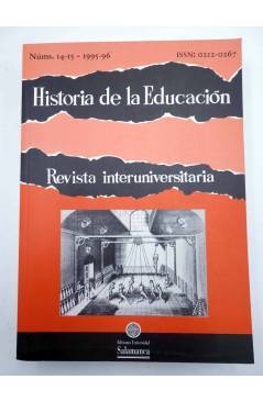 Contracubierta de HISTORIA DE LA EDUCACIÓN REVISTA INTERUNIVERSITARIA 14 15 (Vvaa) Universidad de Salamanca 1996