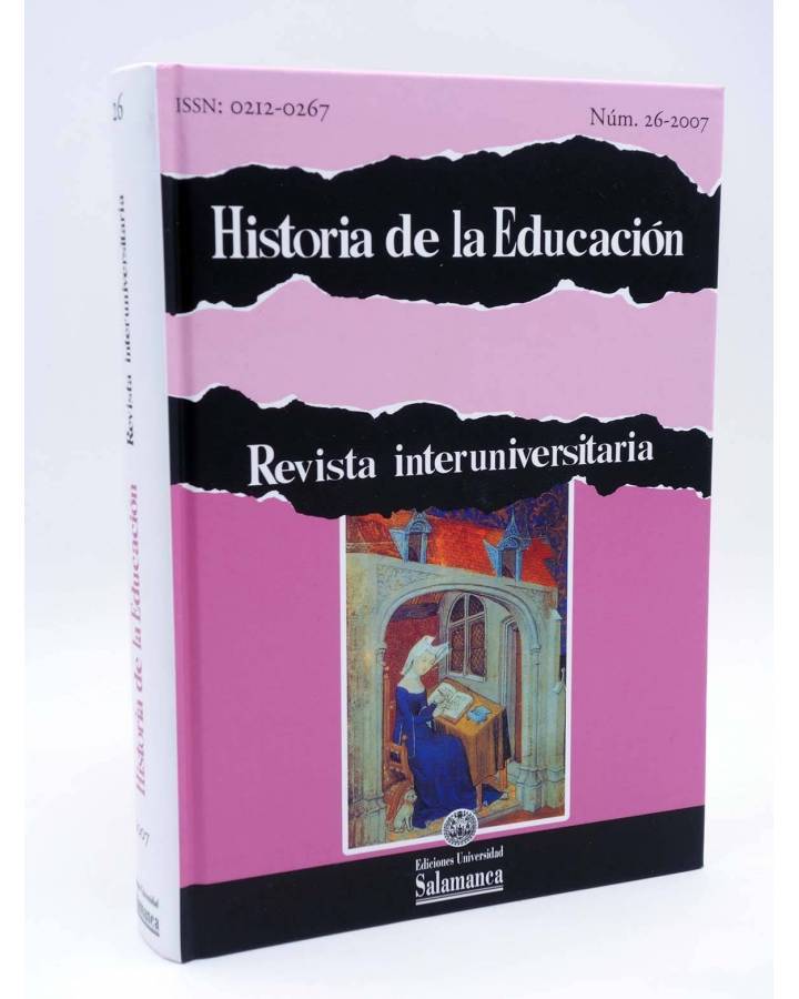Cubierta de HISTORIA DE LA EDUCACIÓN REVISTA INTERUNIVERSITARIA 26 (Vvaa) Universidad de Salamanca 2008
