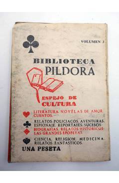 Contracubierta de BIBLIOTECA PÍLDORA 3. MATA HARI (María Francisca Ruiz) SAEGE 1950
