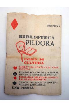 Contracubierta de BIBLIOTECA PÍLDORA 8. CHARLOT (María Francisca Ruiz) SAEGE 1950