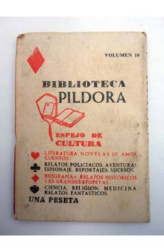 Contracubierta de BIBLIOTECA PÍLDORA 10. CATALINA LA GRANDE (María Francisca Ruiz) SAEGE 1950