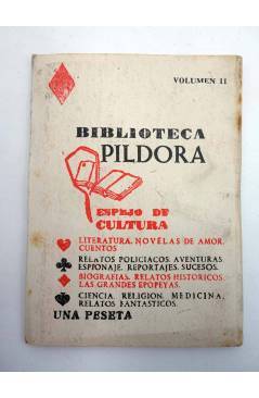 Contracubierta de BIBLIOTECA PÍLDORA 11. RASPUTÍN GENIO DEL MAL (Elena Clemens) SAEGE 1950