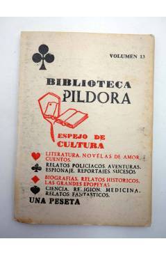 Contracubierta de BIBLIOTECA PÍLDORA 13. LANDRU (Elena Clemens) SAEGE 1950
