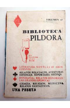 Contracubierta de BIBLIOTECA PÍLDORA 43. CLEOPATRA (M. F. Ruiz / Elena Clemens) SAEGE 1950