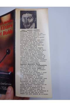 Contracubierta de PICO ROTO DE NARRATIVAS 2. LOS ELIXIRES DEL DIABLO (E.T.A. Hoffmann) CVS 1974