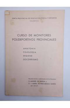Contracubierta de CURSO DE MONITORES POLIDEPORTIVOS PROVINCIALES LOTE DE 6 CUADERNOS (Vvaa) 1970