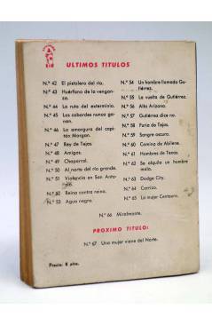 Contracubierta de DOS HOMBRES BUENOS 66. MIRALMONTE (José Mallorquí) Cid 1960