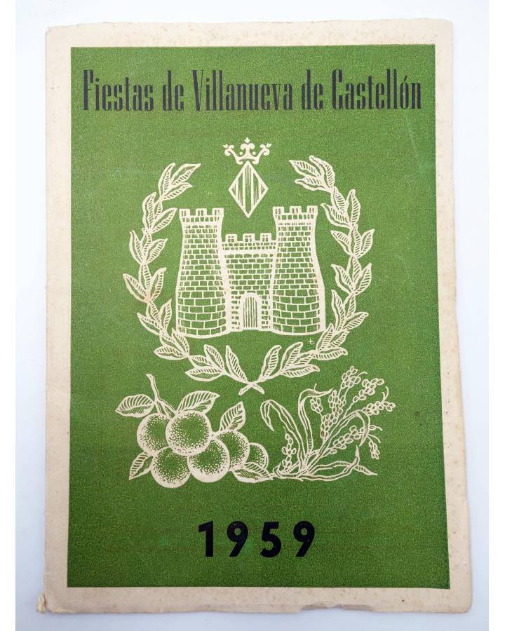 Cubierta de FOLLETO PROGRAMA OFICIAL FIESTAS PATRONALES VILLANUEVA DE CASTELLÓN (Vvaa) Ayto. de Villanueva de Castellón 