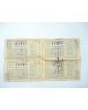 Contracubierta de DÉCIMO LOTERÍA NACIONAL N.º 48282. AÑO 1957. SORTEO NUM. 1. PLIEGO DE 4 DÉCIMOS (No Acreditado) Loterí