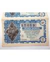 Muestra 1 de DÉCIMO LOTERÍA NACIONAL N.º 55469. AÑO 1953. SORTEO NUM. 1. PLIEGO DE 4 DÉCIMOS (No Acreditado) Lotería Nac