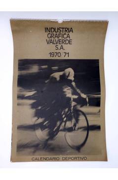 Cubierta de CALENDARIO DEPORTIVO 1970 1970 GRAN FORMATO 56X365 cm (No Acreditado) IG Valverde 1970