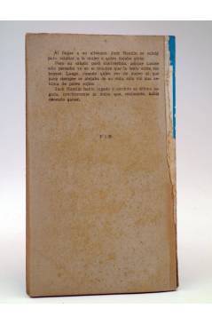Contracubierta de NOVELAS DEL OESTE 65. LA ÚLTIMA JUGADA DE JACK HAMLIN (José Mallorquí) Cliper 1959