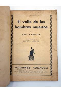 Muestra 1 de HOMBRES AUDACES 44. PETE RICE 11 EL VALLE DE LOS HOMBRES MUERTOS (Austin Gridley) Molino 1940