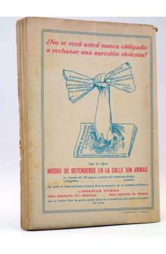 Contracubierta de LA NOVELA AVENTURA DETECTIVES Y AVENTURAS 9. LOS TRINFOS DE WENCES (S.A. Steeman) Hymsa 1934