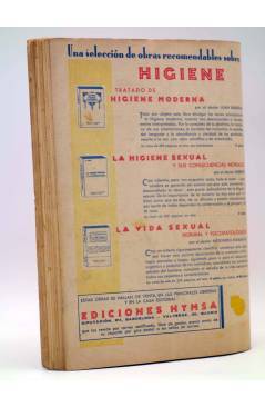 Contracubierta de LA NOVELA AVENTURA DETECTIVES Y AVENTURAS 19. EL DUEÑO DE TRES VIDAS (Sintair Y Steeman) Hymsa 1934