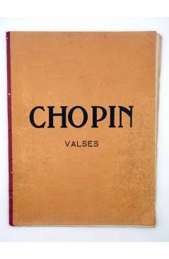 Cubierta de VALSES CHOPIN PARTITURA. 76 págs (Chopin) No acreditada s/f