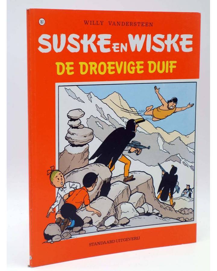 Cubierta de SUSKE EN WISKE 187. DE DROEVIGE DUIF (Willy Vandersteen) Standaard Uitgeverij 1996. LÍNEA CLARA. EN BELGA