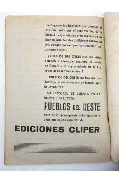 Muestra 4 de NOVELAS DEL OESTE 76. ELLICK EL OPTIMISTA (M.A. Cariel) Cliper 1948