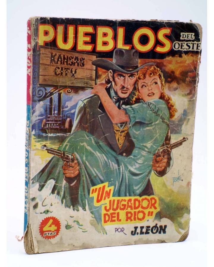 Cubierta de PUEBLOS DEL OESTE 11. KANSAS CITY: UN JUGADOR DEL RÍO (J. León) Cliper 1949