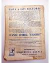 Muestra 2 de MIKE PALABRAS 5. CUANDO APARECE PALABRAS (J. Gubern) Cliper 1947