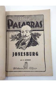 Contracubierta de MIKE PALABRAS 8. JONESBURG (J. Gubern) Cliper 1947