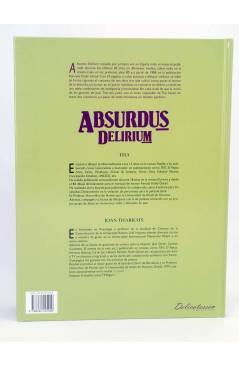 Contracubierta de ABSURDUS DELIRIUM (Tha - Joan Tharrats) Glenat 2004