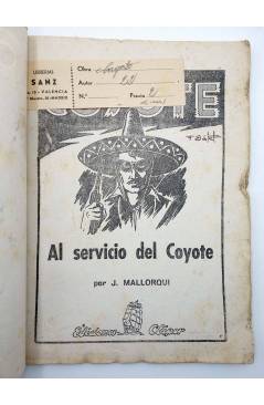 Muestra 1 de EL COYOTE 22. Al servicio del Coyote (José Malloquí) Cliper 1945