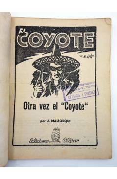 Muestra 1 de EL COYOTE 29. Otra vez el Coyote (José Malloquí) Cliper 1946