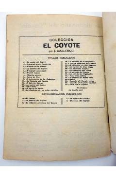 Muestra 4 de EL COYOTE 29. Otra vez el Coyote (José Malloquí) Cliper 1946
