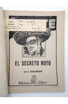 Muestra 1 de EL COYOTE 42. El secreto roto (José Malloquí) Cliper 1947