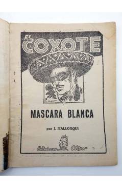 Muestra 1 de EL COYOTE 44. Máscara Blanca (José Malloquí) Cliper 1947