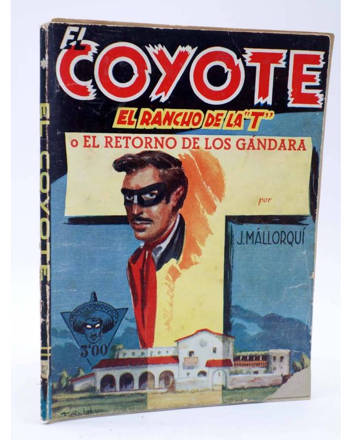Cubierta de EL COYOTE 52. El rancho de la T (José Malloquí) Cliper 1947